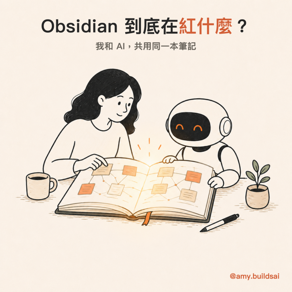 Obsidian 在紅什麼？我拿它當我和 AI 的共用筆記